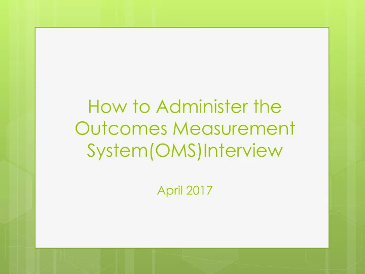 how to administer the