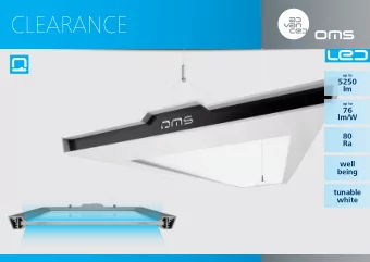CLEARANCE  up to  5250  lm  up to  76  lm/W  80  Ra  well  being  tunable  white  CLEARANCE