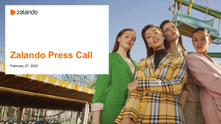 zalando press call