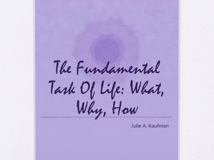 the fundamental