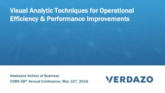 Effici  Ef  ficiency  ency &amp; Pe  &amp; Perfo  rformance  rmance Imp  Improv  rovements  ements