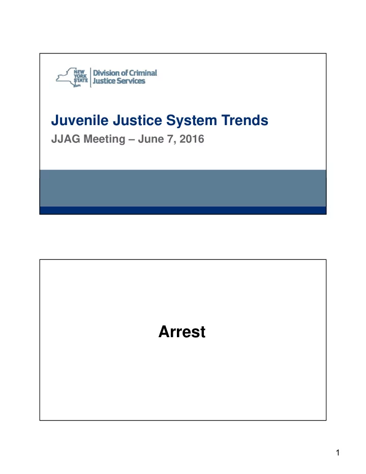 arrest