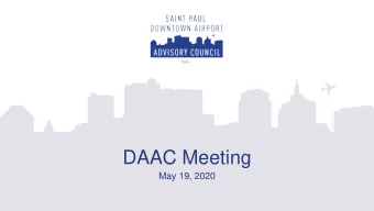 DAAC Meeting  May 19, 2020  Agenda 1. Introductions  Members to introduce themselves 2. Bylaws