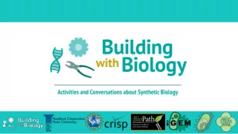 Detecting Tuberculosis  SCSU iGEM 2016  What is Synthetic Biology?  -Branch of biology that