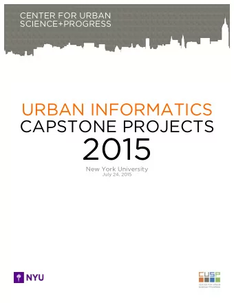 2015  New York University  July 24, 2015