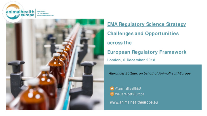 ema regulatory science strategy challenges and