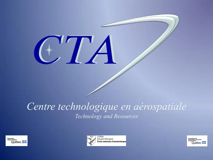 centre technologique en a rospatiale