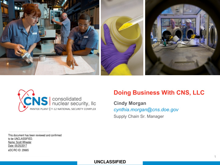 doing business with cns llc