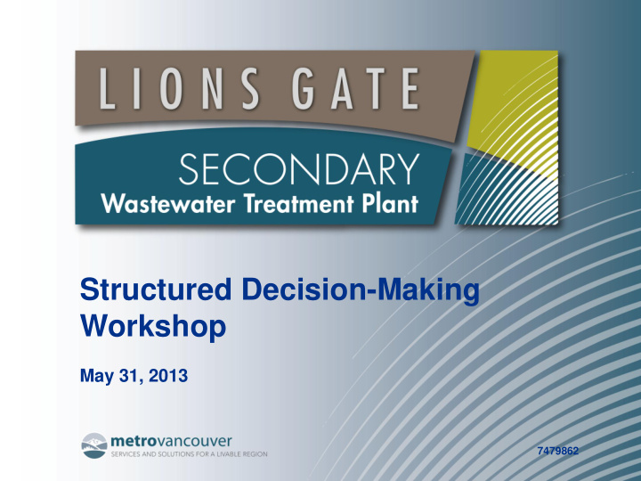 structured decision making