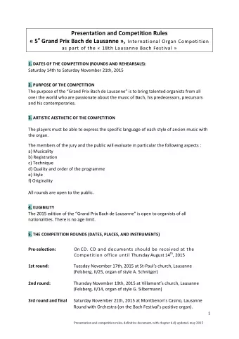 a s  part  of  the     18th  Lausanne  Bach  Festival     1.