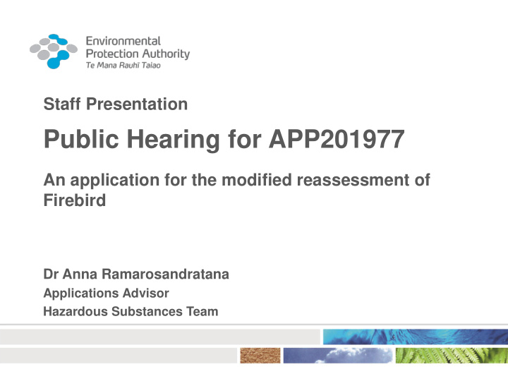 public hearing for app201977