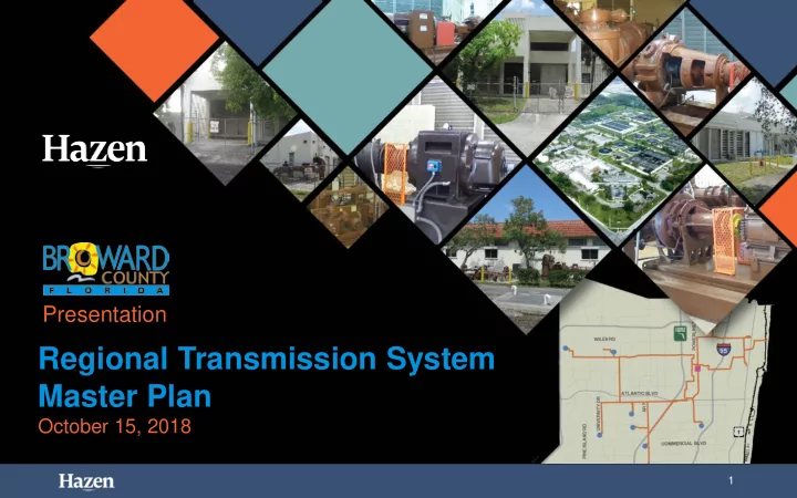 regional transmission system master plan