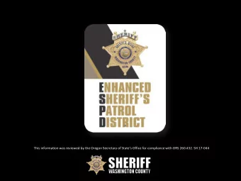 This information was reviewed by the Oregon Secretary of States Office for compliance with ORS