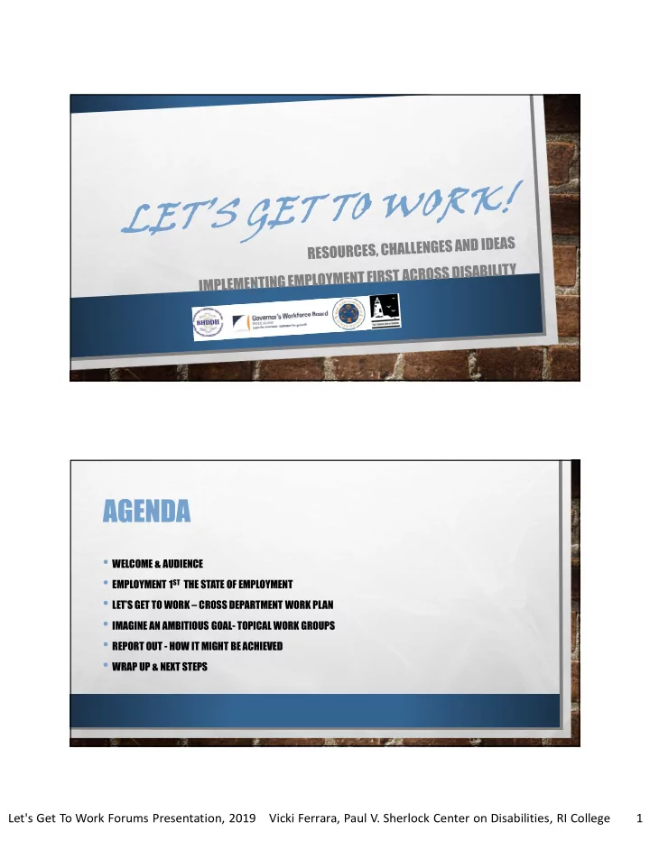 agenda