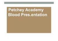 petchey academy blood pres entation blood blood groups