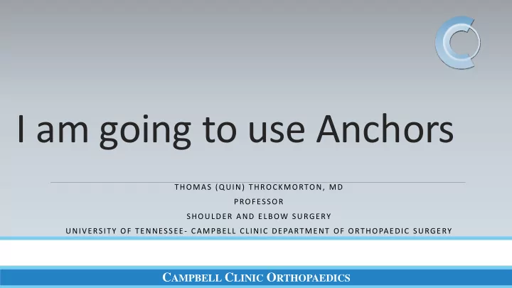 i am going to use anchors