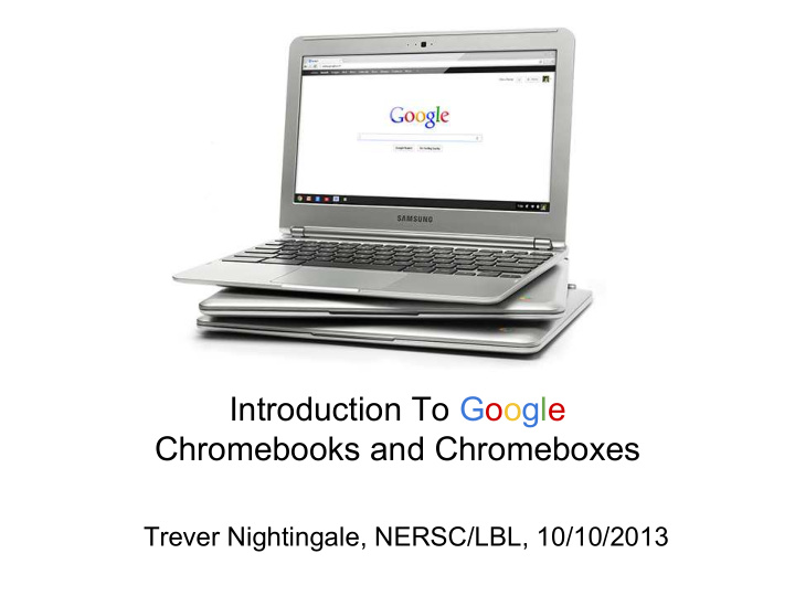 introduction to google chromebooks and chromeboxes