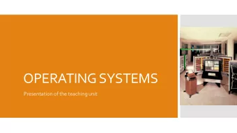 OPERATING SYSTEMS  Presentation of the teaching unit  Who I am  2  Giorgio Giacinto 2019  Giorgio