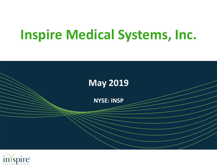 inspire medical systems inc