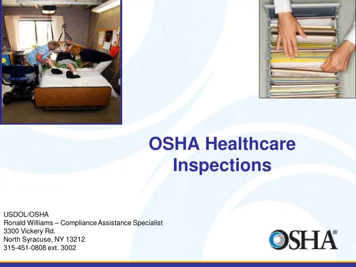 osha healthcare inspections
