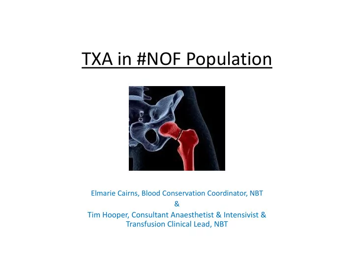 txa in nof population