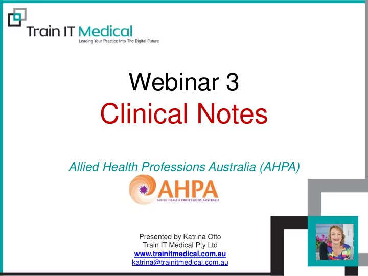 clinical notes