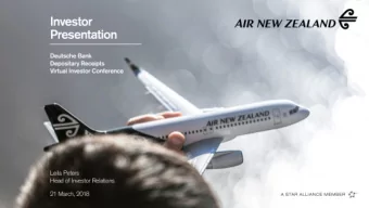 1  Forward looking statements  This presentation contains forward-looking statements.