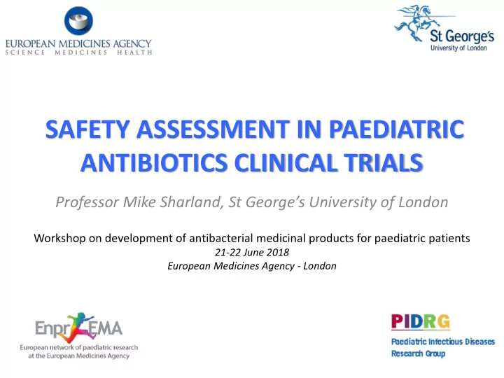 antibiotics clinical trials