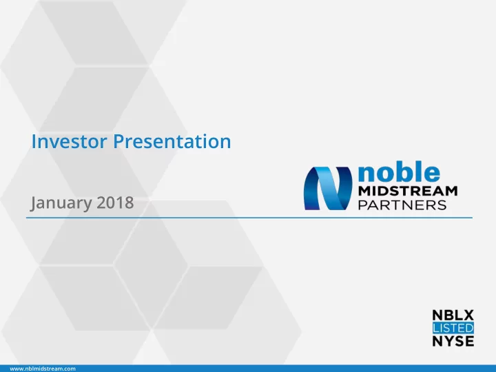 investor presentation