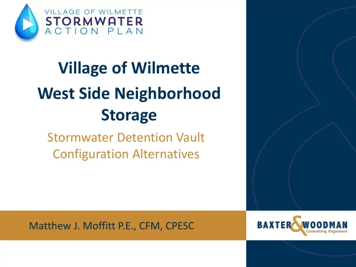 village of wilmette west side neighborhood storage