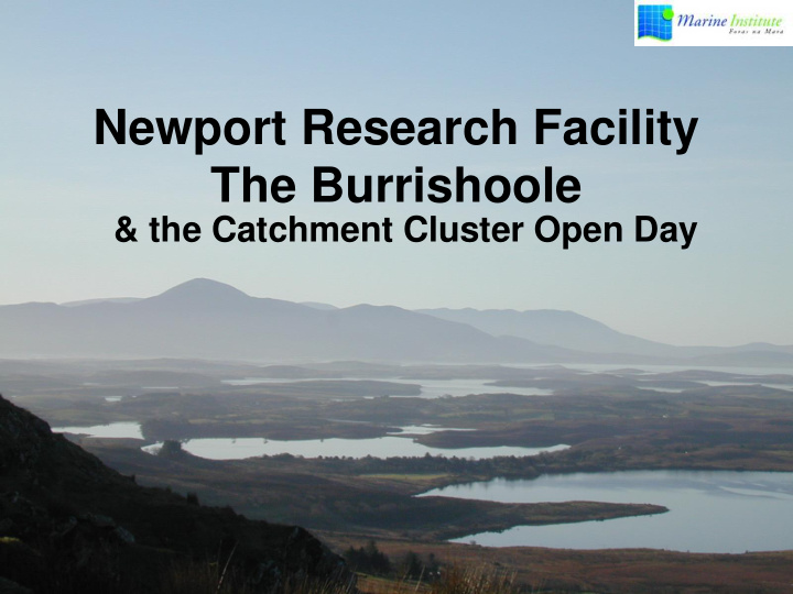 newport research facility the burrishoole