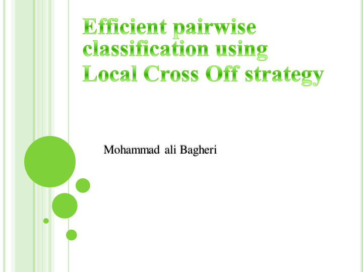 mohammad ali bagheri binary vs multiclass classification