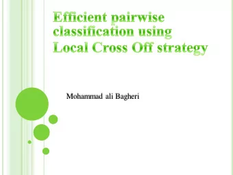 Mohammad ali Bagheri  Binary vs. Multiclass Classification  Real word applications  Class