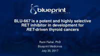 blu 667 is a potent and highly selective