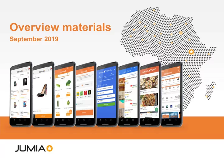 overview materials