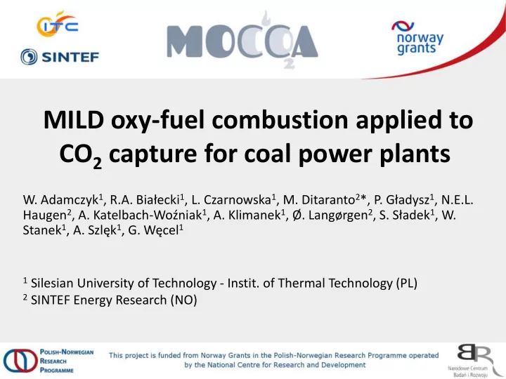 co 2 capture for coal power plants