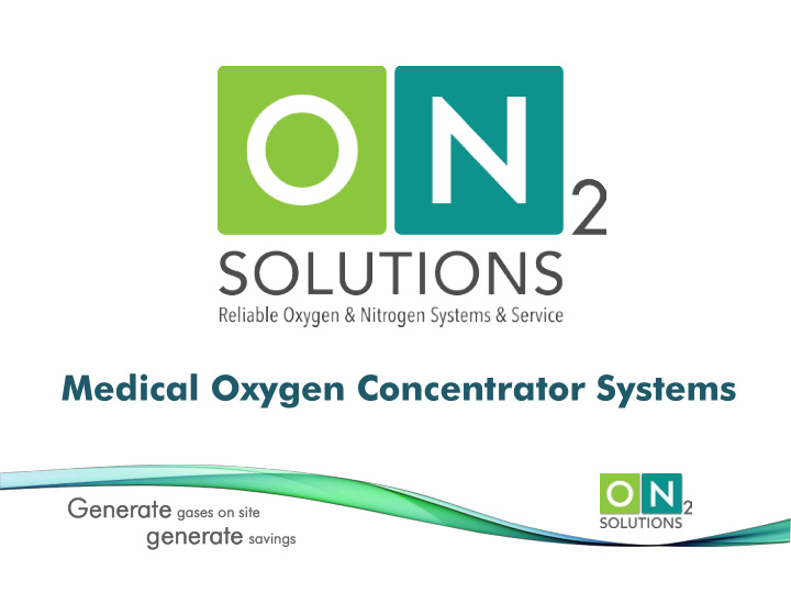 medical oxygen concentrator systems