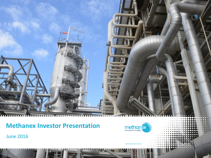 methanex investor presentation