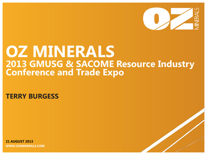 oz minerals