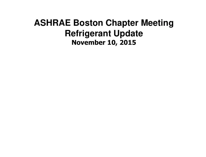 ashrae boston chapter meeting