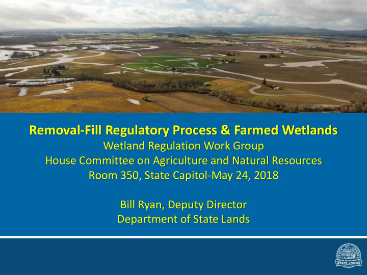 removal fill regulatory process farmed wetlands