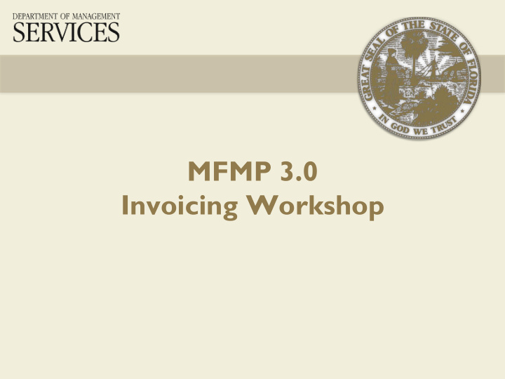 invoicing workshop