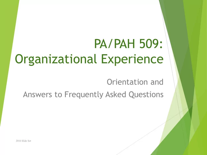 pa pah 509