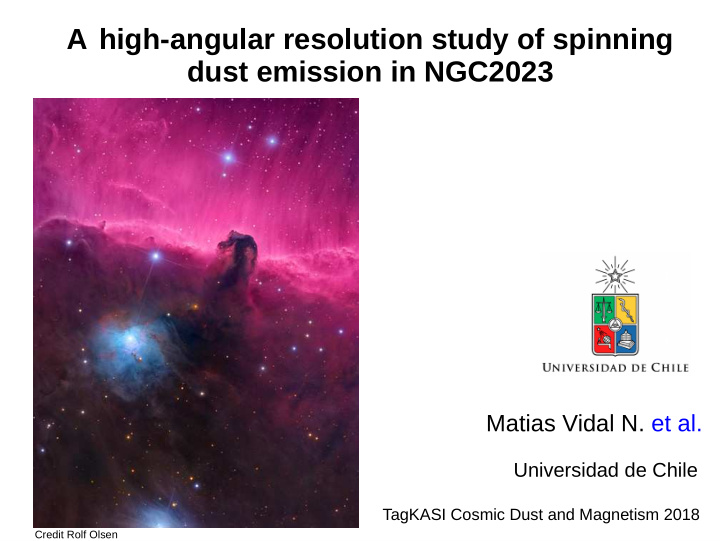 a high angular resolution study of spinning dust emission