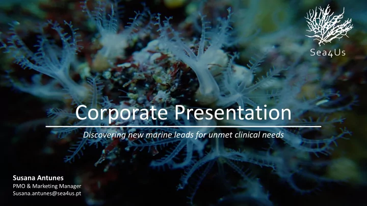 corporate presentation