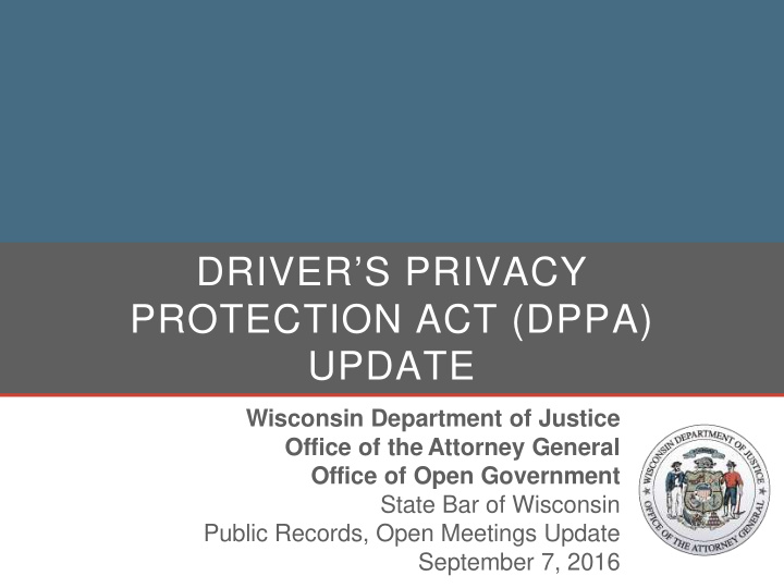 driver s privacy protection act dppa update