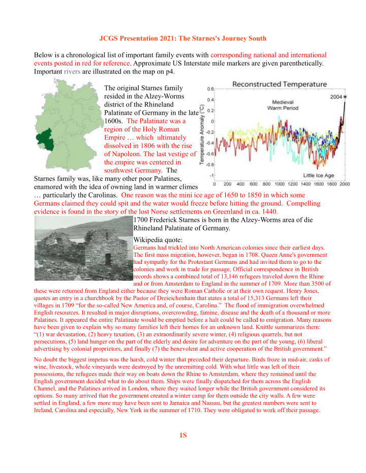 jcgs presentation 2021 the starnes s journey south below