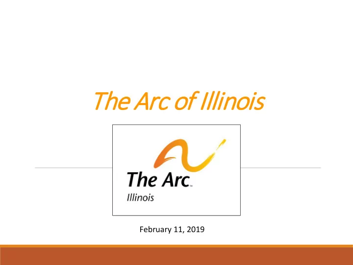 the a arc o of f illin linois