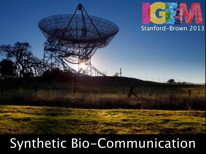synthetic bio communication