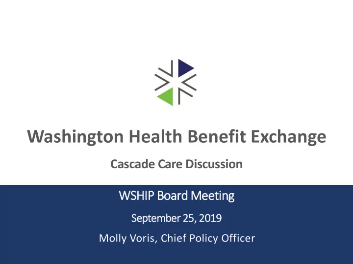 washington health benefit exchange